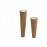 989800 Магнитные подсвечники для высоких свечей конусообразные (темный дуб), набор 2шт, дуб, D 3 см, H 9; 12 см, LIND DNA