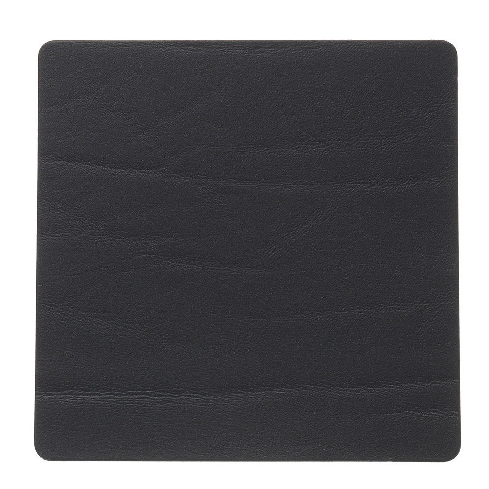 98887 BUFFALO black подстаканник квадратный, кожа, L 10 см, W 10 см, серия BUFFALO, LIND DNA