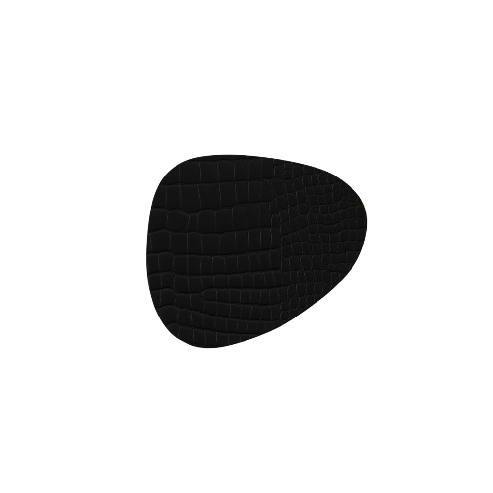 9884 CROCO black подстаканник фигурный, кожа, L 13 см, W 11 см, серия CROCO, LIND DNA