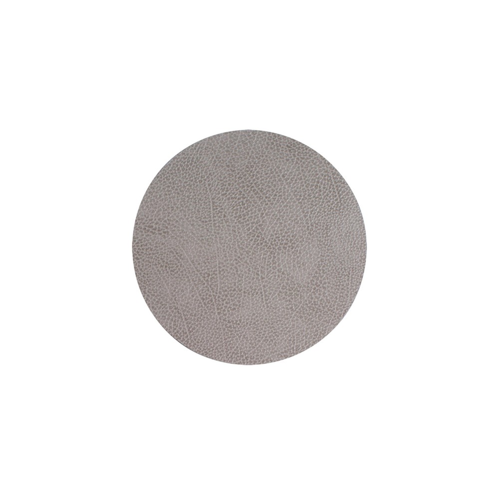 98862 HIPPO anthracite-grey подстаканник круглый, кожа, D 10 см, серия HIPPO, LIND DNA