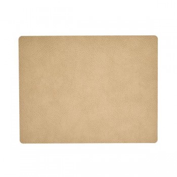 981322 HIPPO sand подстановочная салфетка прямоугольная, кожа, L 45 см, W 35 см, серия HIPPO, LIND DNA