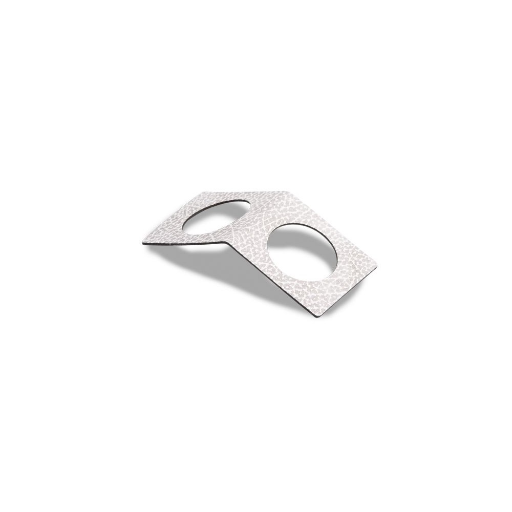 98946 HIPPO white-grey кольцо для cалфетки, набор 2шт, кожа, серия HIPPO, LIND DNA