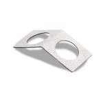 98946 HIPPO white-grey кольцо для cалфетки, набор 2шт, кожа, серия HIPPO, LIND DNA