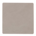 981186 NUPO light grey подстаканник квадратный, кожа, L 10 см, W 10 см, серия NUPO, LIND DNA