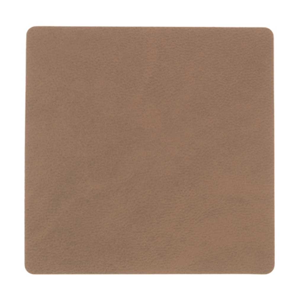 981188 NUPO brown подстаканник квадратный, кожа, L 10 см, W 10 см, серия NUPO, LIND DNA