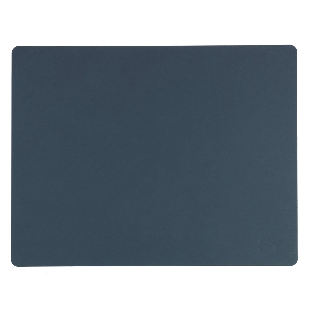 982482 NUPO dark blue подстановочная салфетка прямоугольная, кожа, L 45 см, W 35 см, серия NUPO, LIND DNA