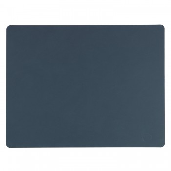 982482 NUPO dark blue подстановочная салфетка прямоугольная, кожа, L 45 см, W 35 см, серия NUPO, LIND DNA