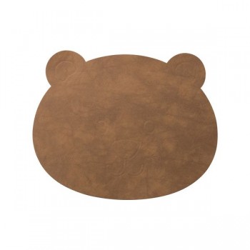 983128 NUPO nature подстановочная салфетка медвежонок, кожа, L 38 см, W 30 см, серия NUPO, LIND DNA
