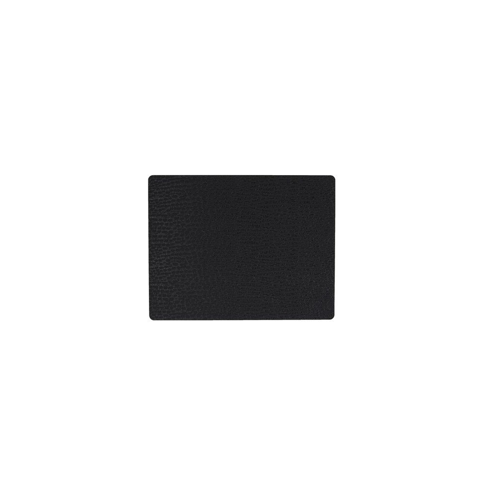 98337 LACE black подстановочная салфетка прямоугольная, кожа, L 45 см, W 35 см, серия LACE, LIND DNA