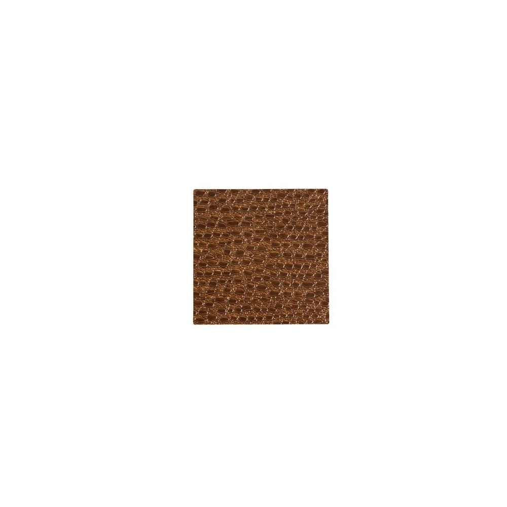 98902 LACE brown подстаканник квадратный, кожа, L 10 см, W 10 см, серия LACE, LIND DNA