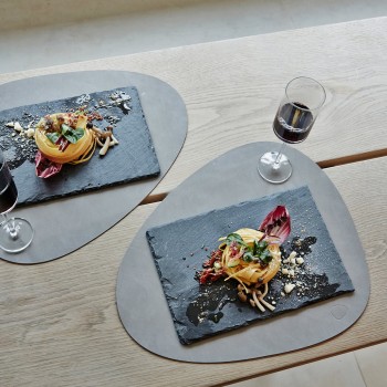 981901 NUPO metallic подстановочная салфетка фигурная, кожа, L 44 см, W 37 см, серия NUPO, LIND DNA