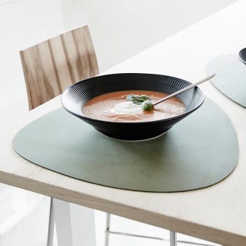 981902 NUPO pastel green подстановочная салфетка фигурная, кожа, L 44 см, W 37 см, серия NUPO, LIND DNA