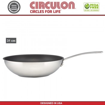 Антипригарный ВОК Genesis Steel, D 31 см, CIRCULON