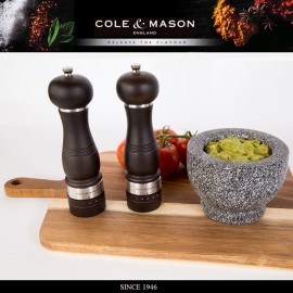 Набор мельниц для перца и соли в подарочной упаковке, модель Ardingly Forest Wood Walnut, Cole & Mason