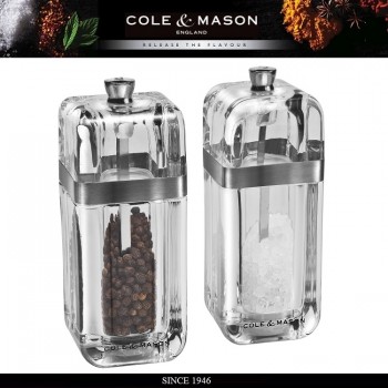 Набор мельниц Kempton для перца и соли, 2 шт, H 13 см, Cole & Mason