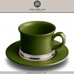Пара чайная CONVIVIO, 300 мл, олово, фарфор, зеленый, Cosi Tabellini