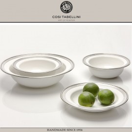 Тарелка для хлопьев и первых блюд, D 20 см, олово, серия CONVIVIO, Cosi Tabellini