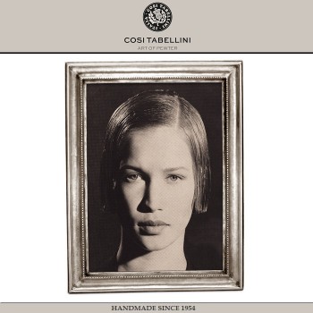 Фото-рамка TOSCANA прямоугольная, 22.5 х 17 см, олово, Cosi Tabellini