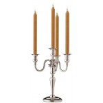Канделябр, подсвечник на 4 свечи, H 36 см, олово, серия TIBERIO, Cosi Tabellini