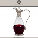 Графин VELLETRI для выдержанного вина, 1 литр, олово, стекло, Cosi Tabellini