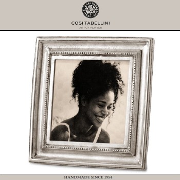 Фото-рамка TOSCANA квадратная, 17.5 х 17.5 см, олово, Cosi Tabellini