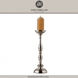 Подсвечник SIENA высокий, H 47 см, олово, Cosi Tabellini