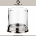 Стакан SIRMIONE для двойного виски, 420 мл, олово, закаленное стекло, Cosi Tabellini
