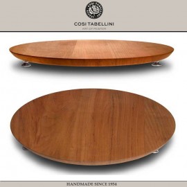 Поднос LORETO для сыров и паштетов, D 34 см, олово, черешня, Cosi Tabellini