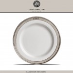Десертная (закусочная) тарелка CONVIVIO, D 22 см, олово, белый, Cosi Tabellini