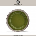 Десертная (закусочная) тарелка CONVIVIO, D 22 см, олово, зеленый, Cosi Tabellini