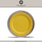Десертная (закусочная) тарелка CONVIVIO, D 22 см, олово, желтый, Cosi Tabellini
