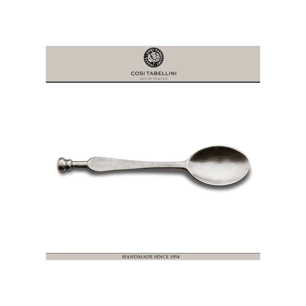 Ложка NAPOLI для эспрессо, L 11.5 см, олово, Cosi Tabellini