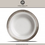 Тарелка CONVIVIO суповая,  для пасты, D 24 см, олово, белый, Cosi Tabellini