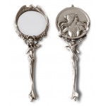 Дамское зеркало, D 7,3 см, L 21 см, олово, серия Handbag Mirror, Cosi Tabellini