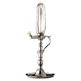 Лампа масляная с измерителем времени (Только растительное масло), H 33 см, олово, серия ERCOLANO, Cosi Tabellini