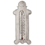Термометр с тройной шкалой измерения, H 19 см, олово, серия LINNIO, Cosi Tabellini