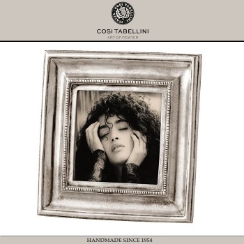 Фото-рамка TOSCANA квадратная, 10.5 х 10.5 см, олово, Cosi Tabellini