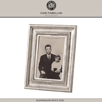 Фото-рамка TOSCANA прямоугольная, 13 х 10.5 см, олово, Cosi Tabellini