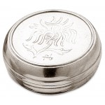 Коробок маленький (шкатулка) с гравировкой, D 5 см, олово, серия CARDO, Cosi Tabellini