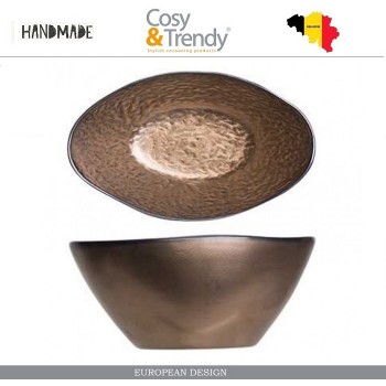 Глубокий салатник COPERNICO овальный ручная работа, 25 х 18 см, керамика, COSY&TRENDY