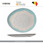 Блюдо-тарелка MALIBU, ручная работа, 20.5 х 17.5 см, каменная керамика, COSY&TRENDY