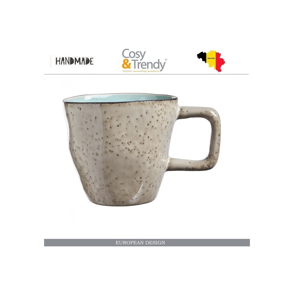 Кружка MALIBU для кофе и чая, ручная работа, 240 мл, каменная керамика, COSY&TRENDY