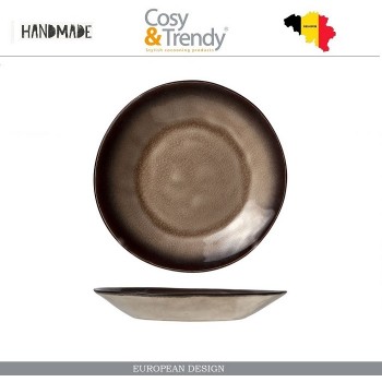 Блюдце ATILLA, ручная работа, 15 см, каменная керамика, COSY&TRENDY