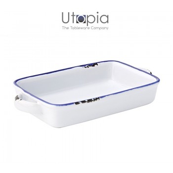 Блюдо Avebury Blue для запекания, L 17.5 см, керамика, UTOPIA
