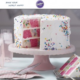 Check Антипригарный набор для выпечки многослойного торта, 3 круглые формы и 1 разделитель, Wilton, США