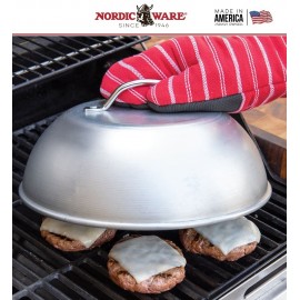 BBQ Крышка для гриля, D 29 см, алюминий пищевой, Nordic Ware, США
