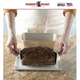 TERRIN Форма для приготовления паштета и хлеба со съемной вставкой, 23 см, Nordic Ware, США