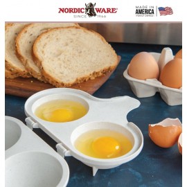 EGG Форма для приготовления яиц в микроволновке, пластик пищевой, Nordic Ware, США