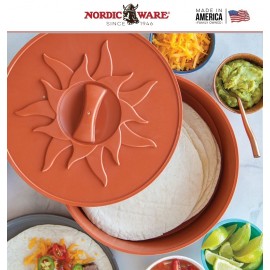 Tortilla & Pancake Термоконтейнер для разогревания блинов и тортильяс, D 25 см, пластик пищевой, Nordic Ware, США