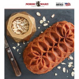 JUBILEE Форма для выпечки кекса, хлеба, 1.4 л, литой алюминий, серия Premier Gold Collection, Nordic Ware, США